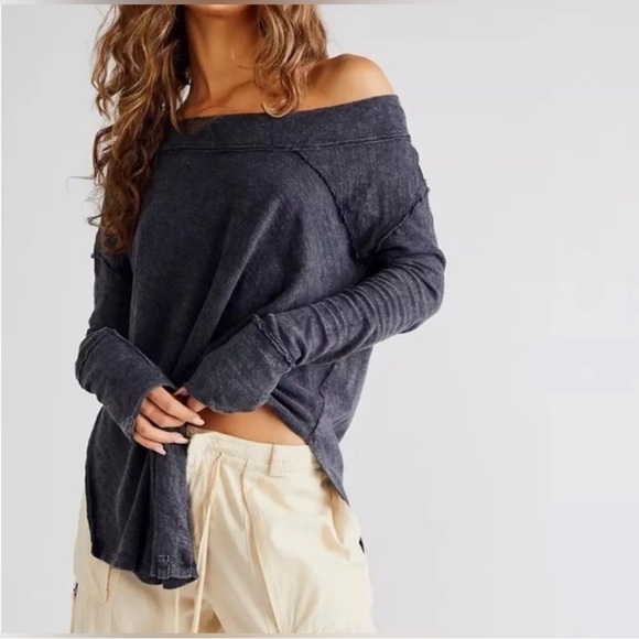 We The Free Tops - FREE PEOPLE To The Right Off Shoulder Top